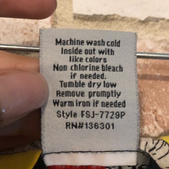 Free Style Revolution Yellow Floral Wide Leg Women's Pants Size Large - Picture 4 of 6